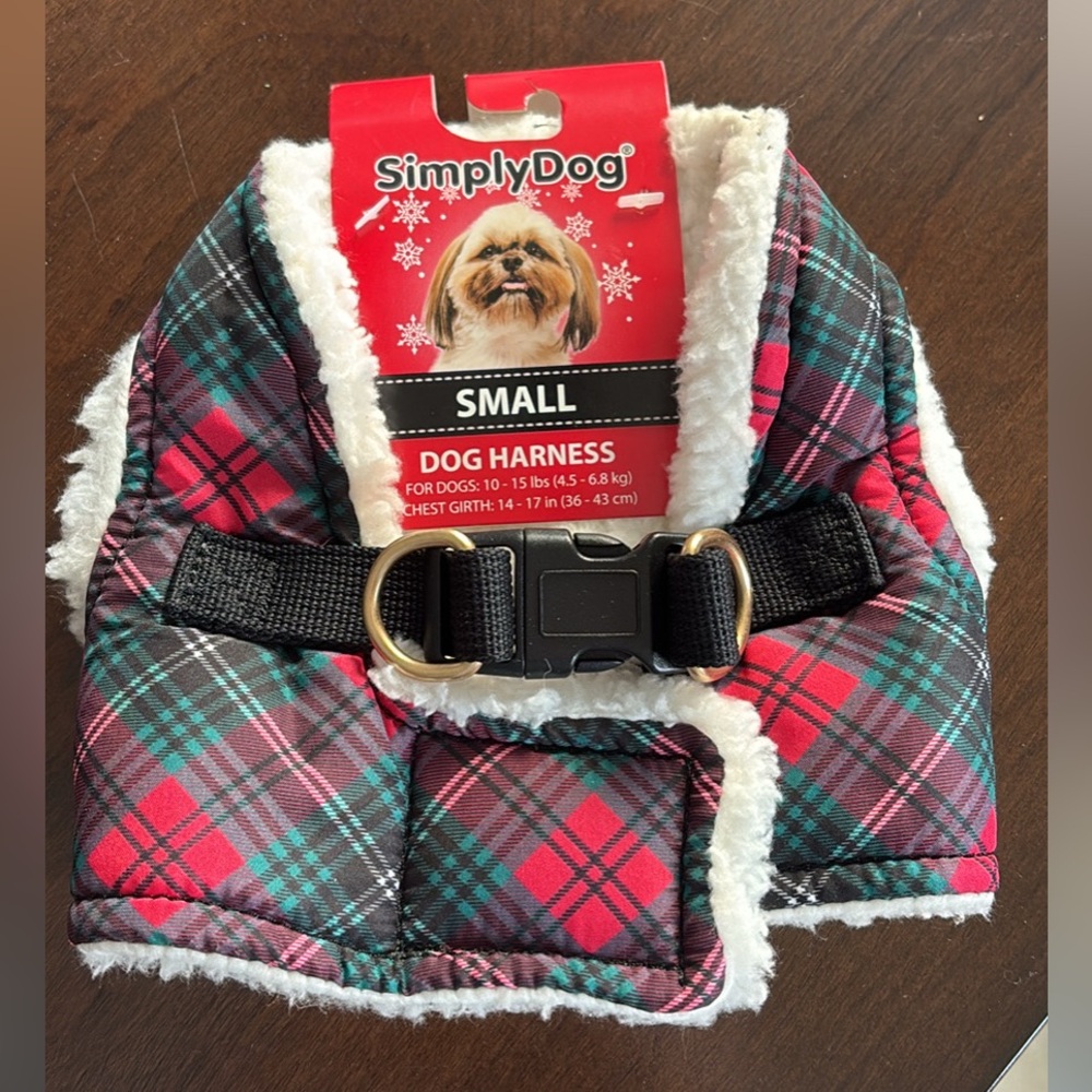 NWT SimplyDog dog harness, size: Small